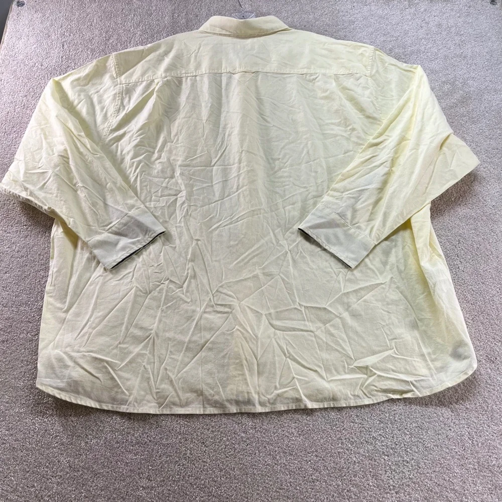 Tommy Bahama Button Down Mens 3XL Yellow Long Sleeve Oxford Shirt‎ NWT